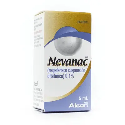 Nevanac 0,1 % gotas oftálmicas, frasco 5 ml