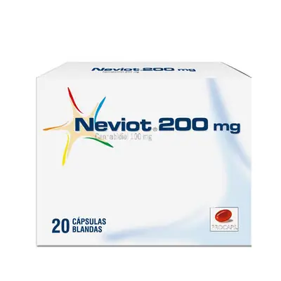 Neviot cápsulas 200 mg caja x 20 unidades