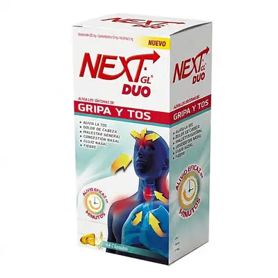 Next Gl Duo cápsulas blandas caja x 64 unidades
