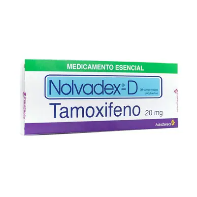 Nolvadex-D 20 mg tabletas, caja con 30 tabletas