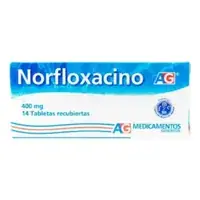 Norfloxacino 400 mg x 300 tabletas Laproff