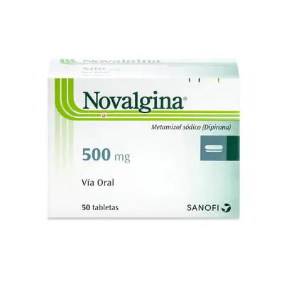 Novalgina tabletas 500 mg, caja x 50 unidades