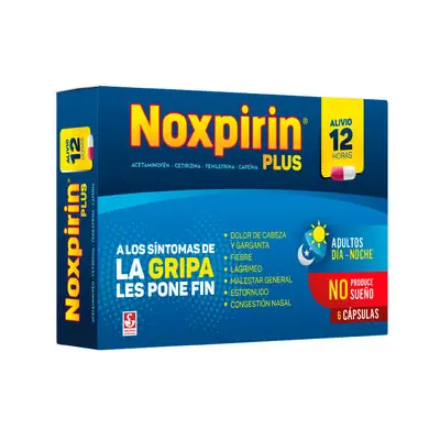 Noxpirin Plus Cápsulas Caja x 6