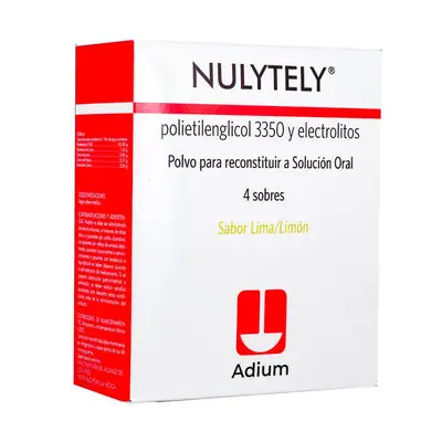 Nulytely sobres sabor Lima Limón, caja x 4 unidades