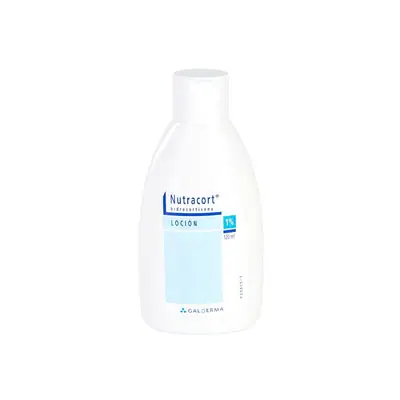 Nutracort loción 1 % caja 120 ml