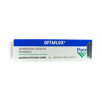 Oftaflox ungüento oftálmico, caja x 5 g
