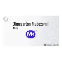 Olmesartán 40 mg caja x 30 tabletas MK