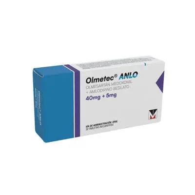 Olmetec Anlo comprimidos 40/5 mg caja x 30 unidades