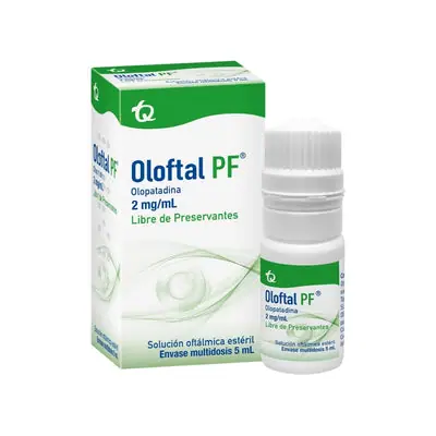 Oloftal Pf Solución Oftálmica 0.2% frasco 5 ml