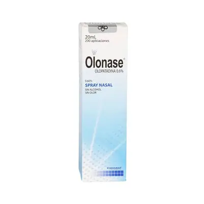 Olonase spray nasal 0.60%, caja x 20 ml