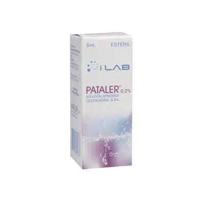 Olopatadina Ilab (Pataler) gotas oftálmicas 0.2 % caja 5 ml