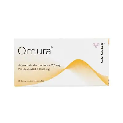 Omura comprimidos 2/0.03 mg caja x 21 unidades