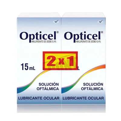 Opticel solución oftálmica 0.4 % frasco