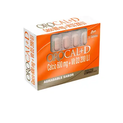 Orocal D Laproff tabletas caja x 30 unidades