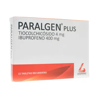 Paralgen Plus tabletas caja x 15 unidades