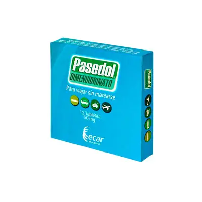 Pasedol 50 mg tabletas, caja x 12 unidades