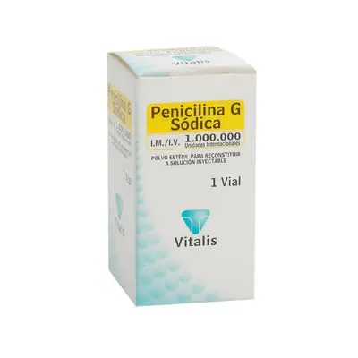 Penicilina G sódica Vitalis polvo para inyectable 1.000.000