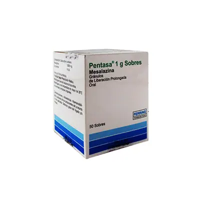 Pentasa granulado 1 g caja x 50 sobres