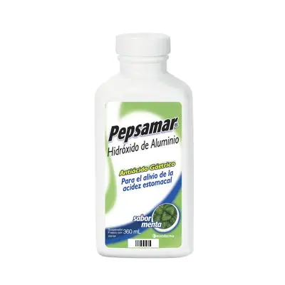 Pepsamar suspensión menta frasco 360 ml