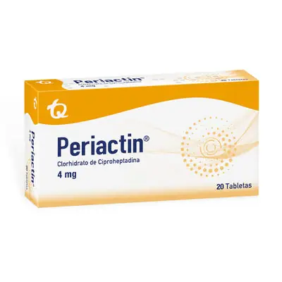 Periactin tabletas 4 mg caja x 20 unidades