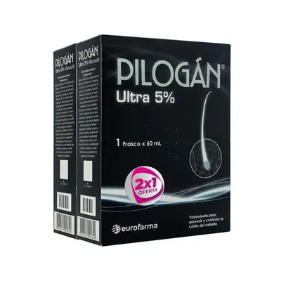 Pilogan Ultra solución 5 % caja 60 ml
