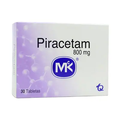 Piracetam 800 mg caja x 30 tabletas MK