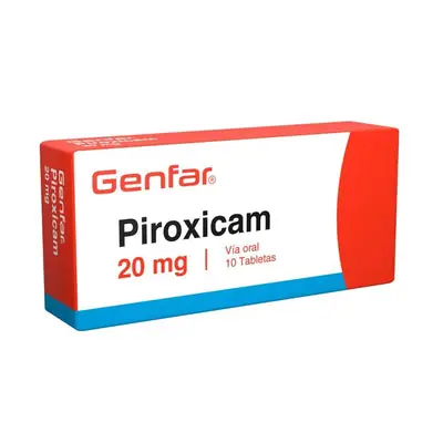 Piroxicam 20 mg caja x 10 cápsulas Coaspharma