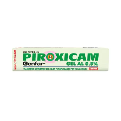 Piroxicam gel 0.5%, tubo x 40 g (Vitalis)
