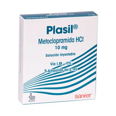 Plasil Ampollas caja 5 unidades x 2 ml
