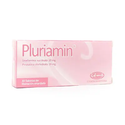 Pluriamin tabletas 10/10 mg, caja x 30 unidades