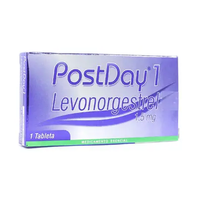 Postday tableta 1.5 mg, caja x 1 unidad