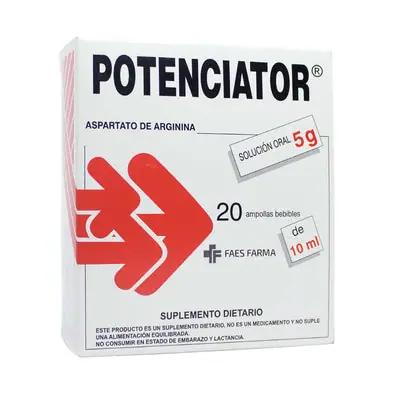 Potenciator ampollas bebibles 5 g caja x 20 de 10 ml
