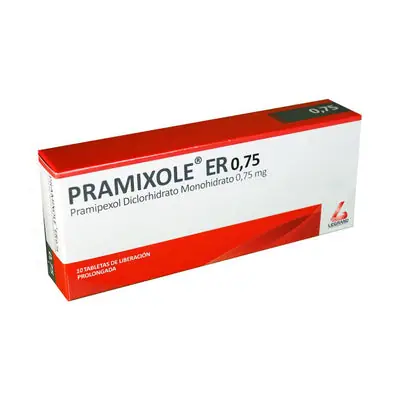 Pramixole ER tableta 0.75 mg caja x 10 unidades