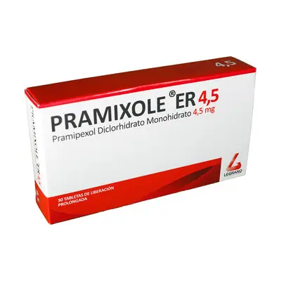 Pramixole ER 4.5 mg tabletas, caja x 30 unidades