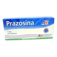 Prazosina 1 mg, 30 tabletas