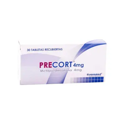 Precort tabletas 4 mg, caja x 30 unidades