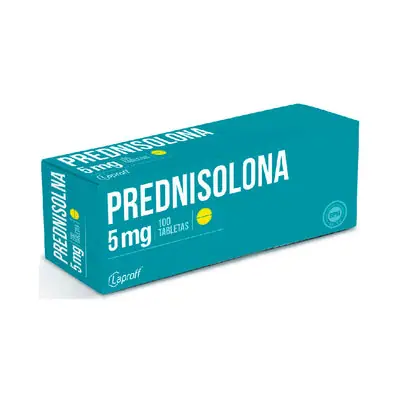 Prednisolona 5 mg x 100 tabletas Laproff
