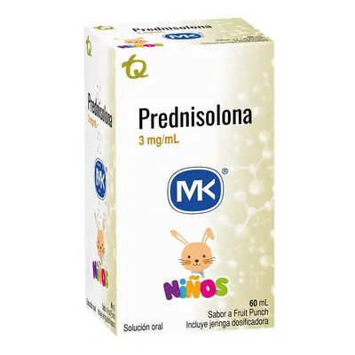 Prednisolona MK solución 3 mg / 1 ml, frasco x 1 unidad