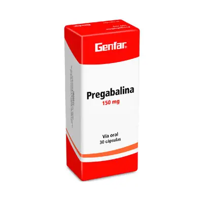 Pregabalina 150 mg, caja x 30 cápsulas (Ecar)