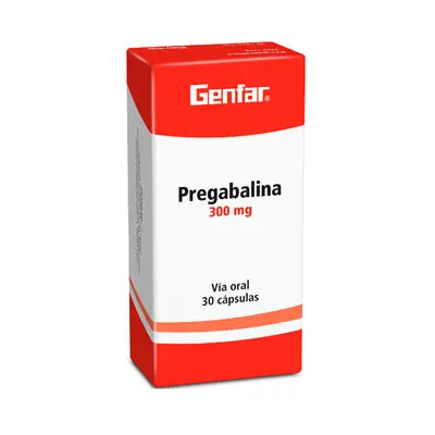 Pregabalina 300 mg, caja x 30 cápsulas (Ecar)