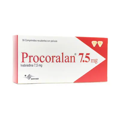 Procoralan tabletas 7.5 mg caja x 56 unidades
