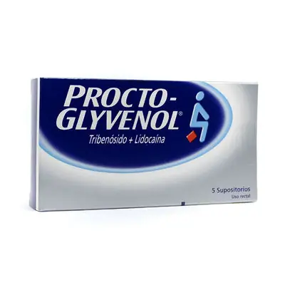 Procto-glyvenol supositorios, caja x 5 unidades