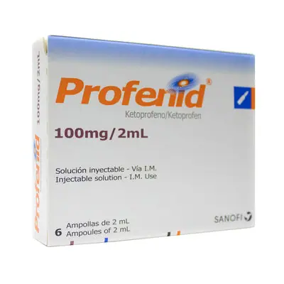 Profenid ampollas 100 mg caja 6 x 2 ml