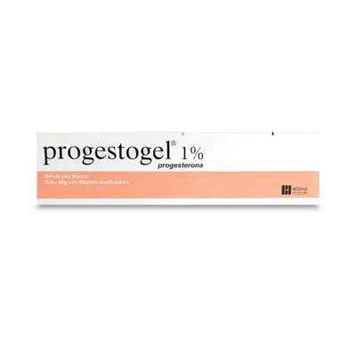 Progestogel gel 1 % de progesterona, caja de 80 g (Gador)