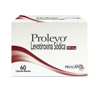 Prolevo cápsulas blandas 100 mcg caja x 60 unidades