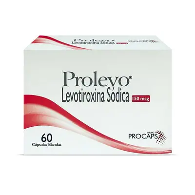Prolevo cápsulas blandas 150 mcg caja x 60 unidades