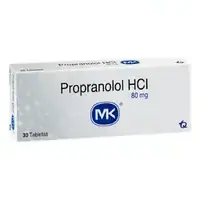 Propranolol 80 mg Mk x 30 tabletas