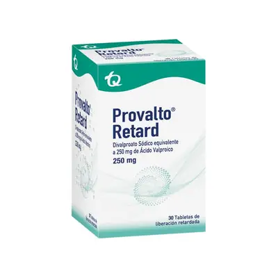 Provalto Retard tabletas 250 mg frasco x 30 unidades