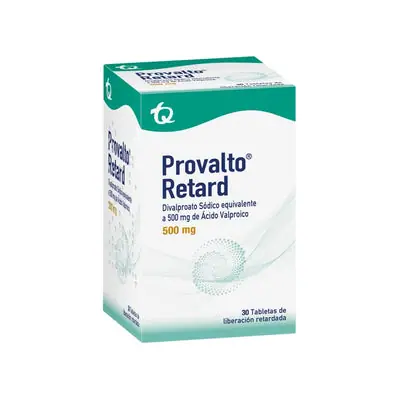 Provalto Retard tabletas 500 mg frasco x 30 unidades