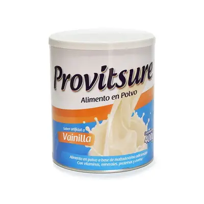 Provitsure polvo sabor vainilla lata 400 g